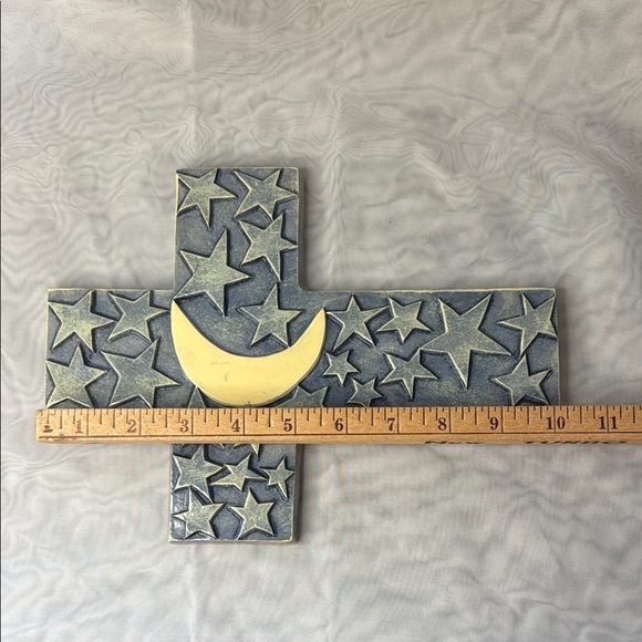 Star & Moon Cross Wall Decor - Picture 3 of 8